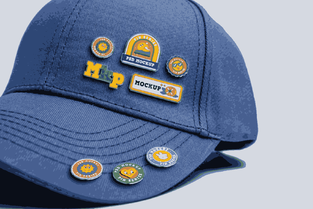 baseball cap pins 